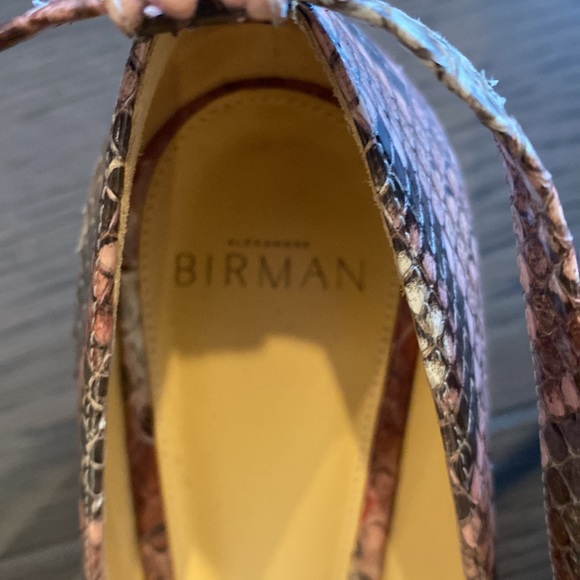 Alexandre Birman snake, skin, animal, print with tie around ankle - Picture 3 of 10